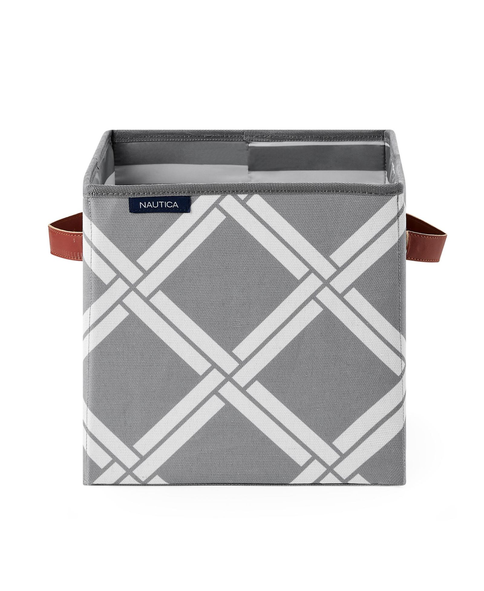Nautica Folded Storage Cube Box Weave