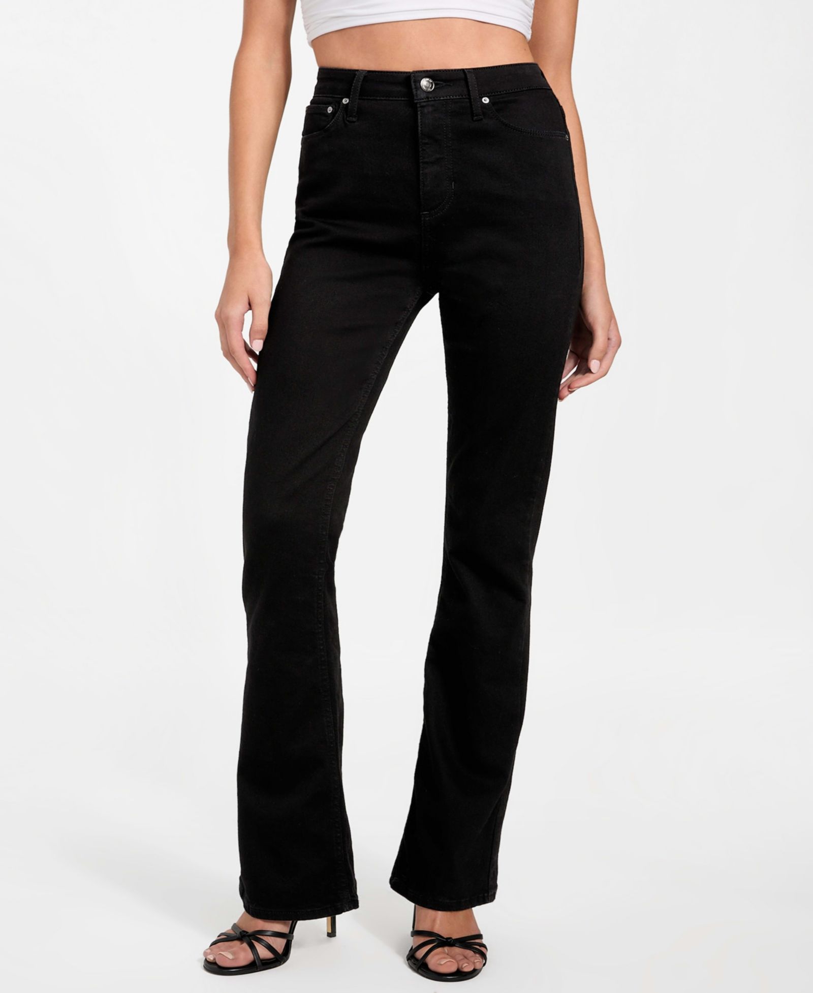 GUESS Women's Eco Sexy Flared-Leg Jeans