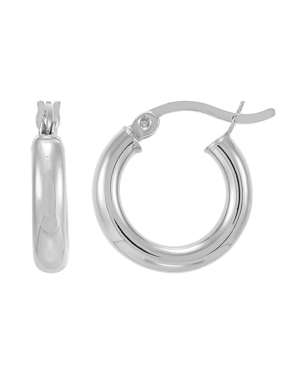 Серьги-кольца Giani Bernini Polished Tube, 15mm