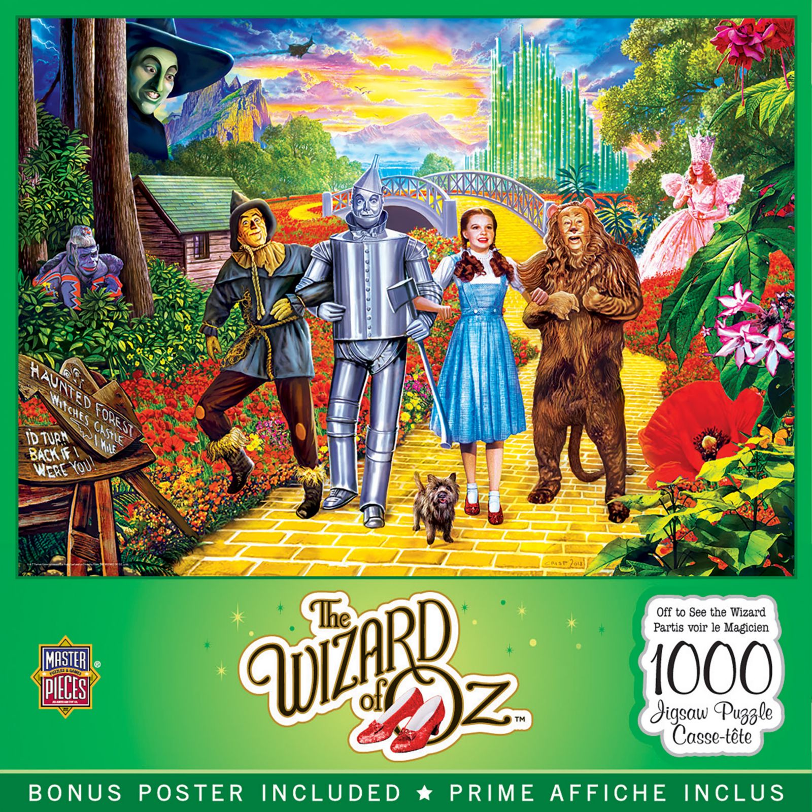 Пазл MasterPieces The Wizard of Oz - Off to See the Wizard 1000 Piece