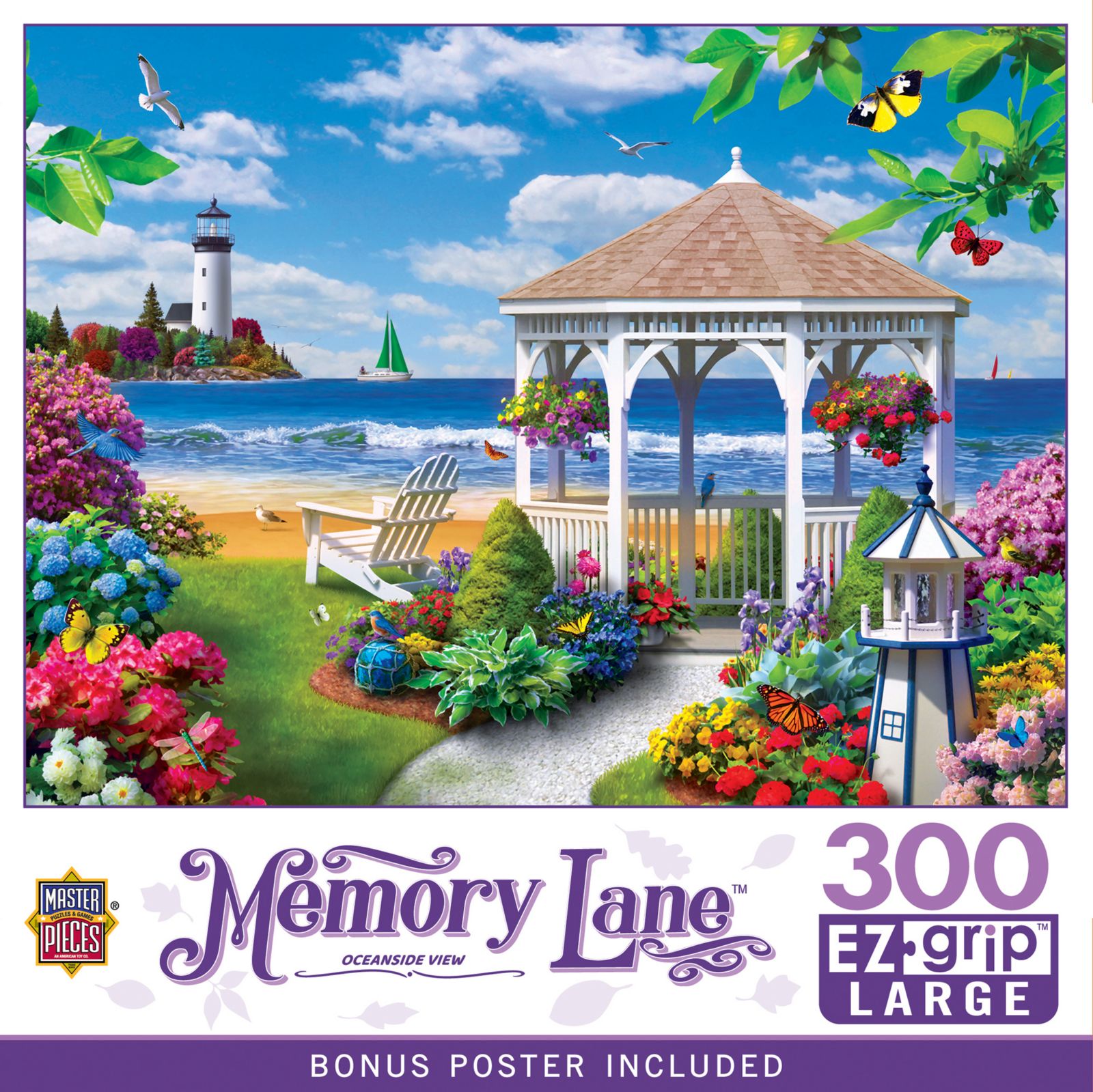 MasterPieces Memory Lane - Oceanside View пазл из 300 деталей EZ Grip