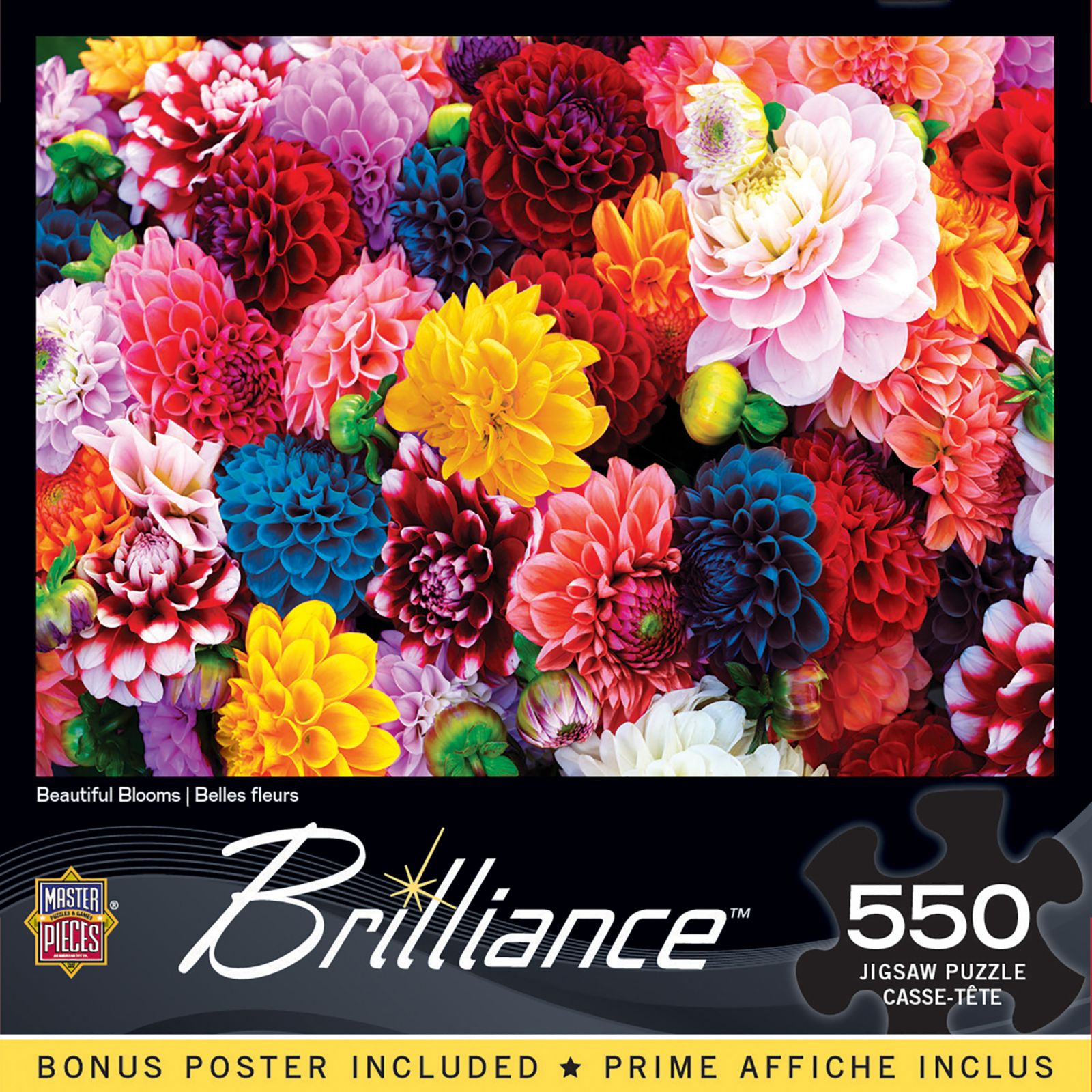 Пазл Brilliance Beautiful Blooms, 550 деталей, для взрослых