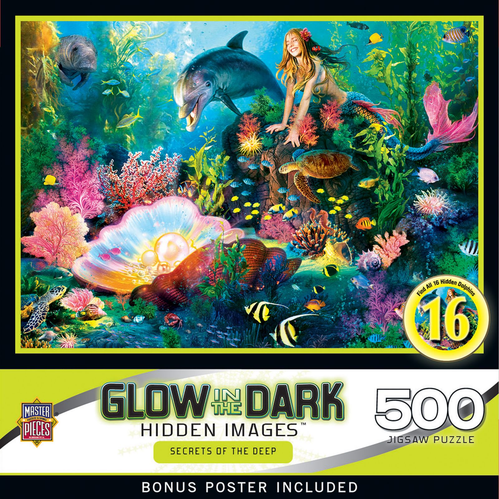 Пазл MasterPieces Hidden Images Secrets of the Deep 500 Piece