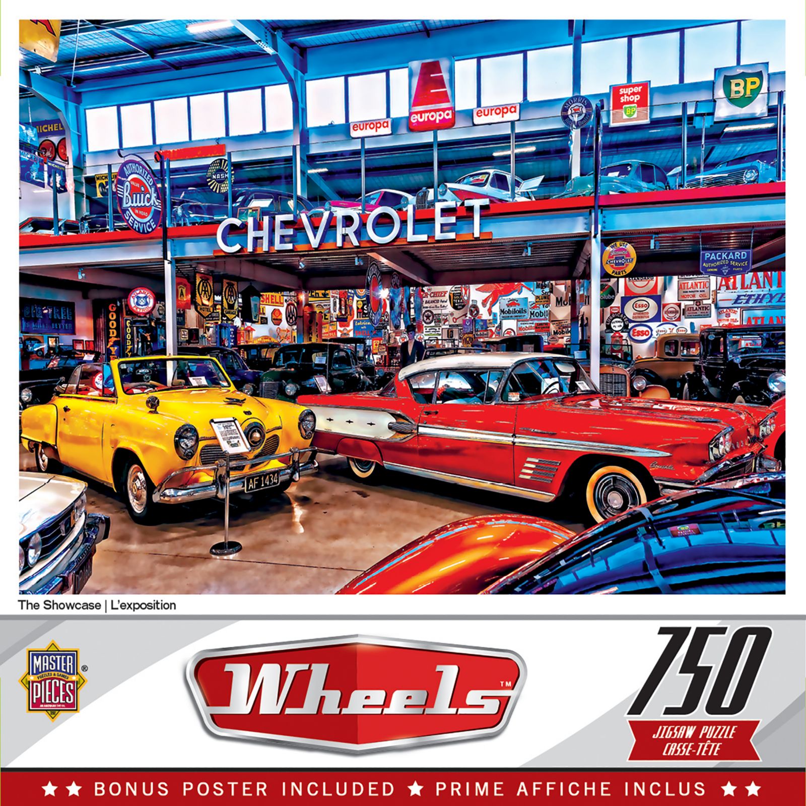 MasterPieces Puzzles пазл MasterPieces Wheels - The Showcase 750 Piece