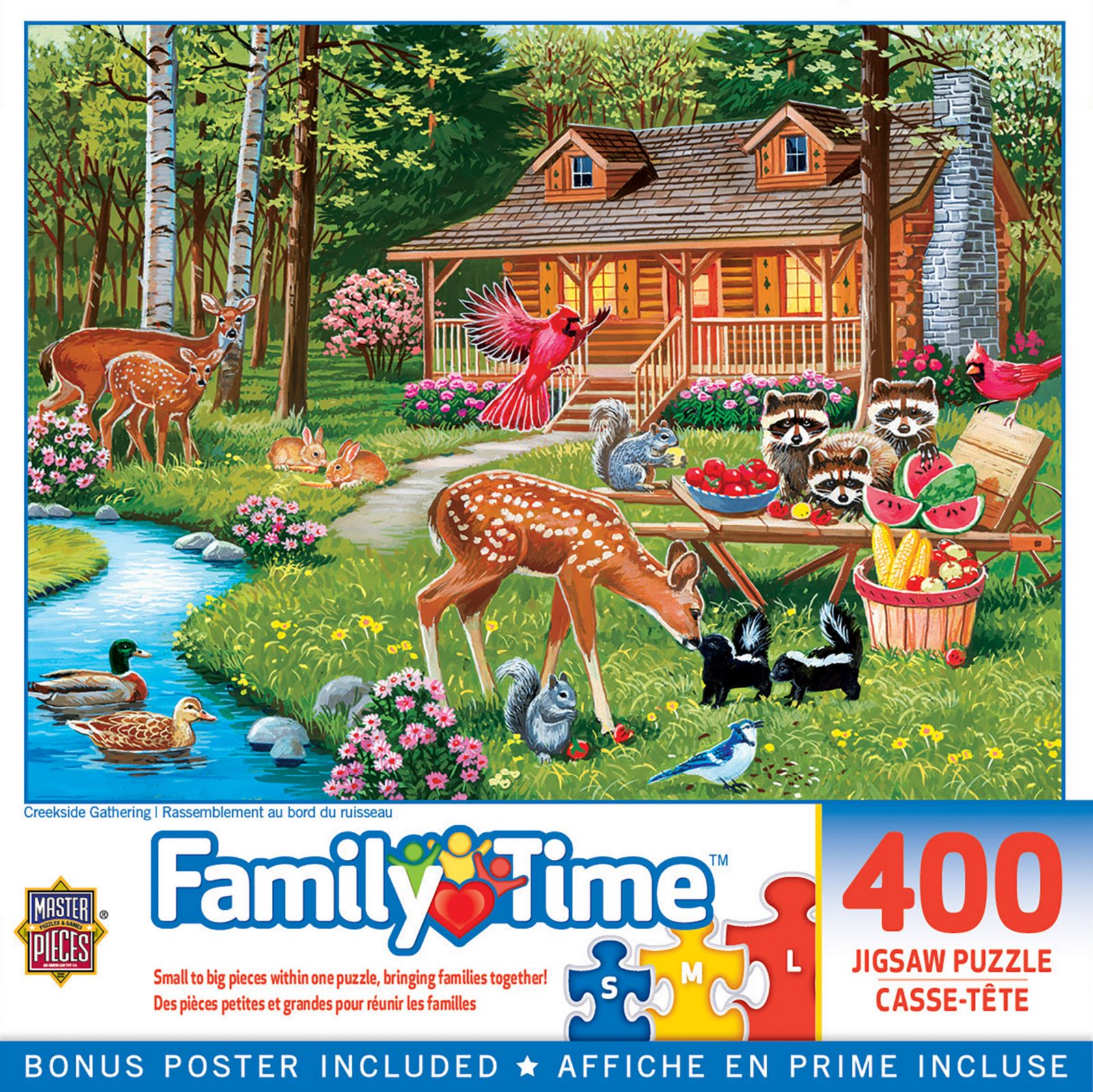 MasterPieces Пазл Creekside Gathering, 400 деталей