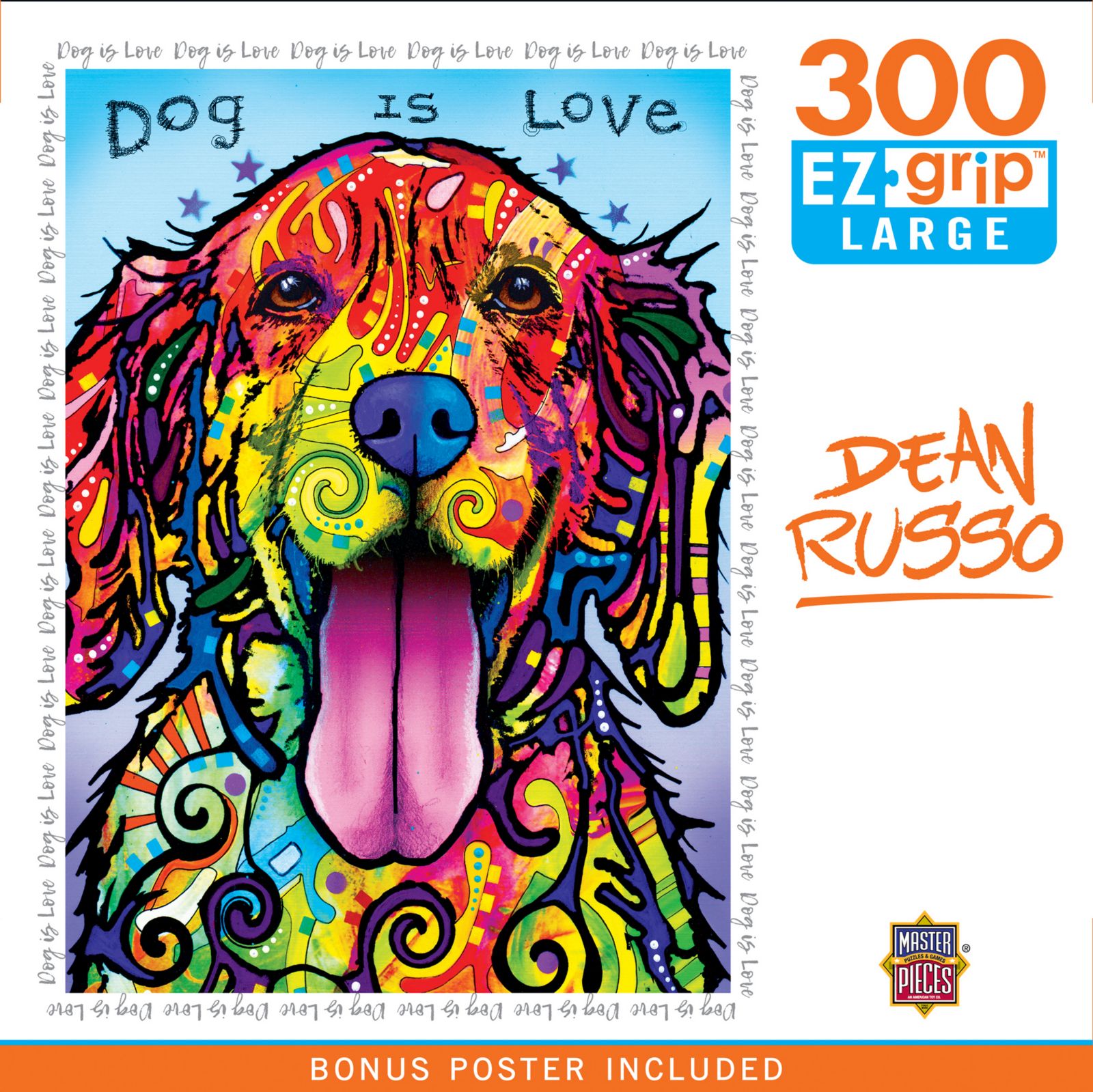 Пазл MasterPieces Dean Russo - Dog is Love 300 Piece EZ Grip Jigsaw Puzzle