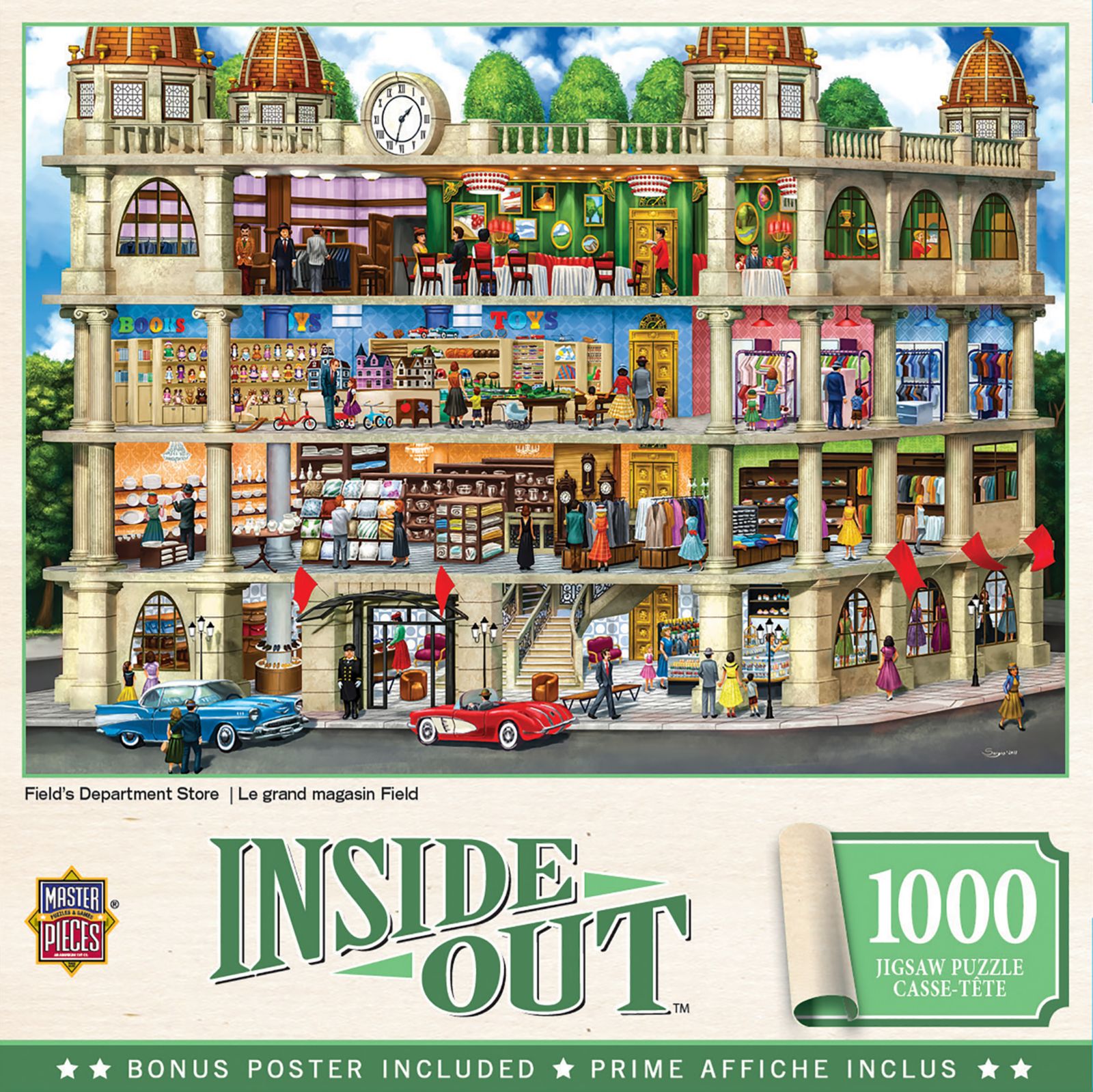 Пазл MasterPieces Inside Out - Field's Department Store 1000 Piece