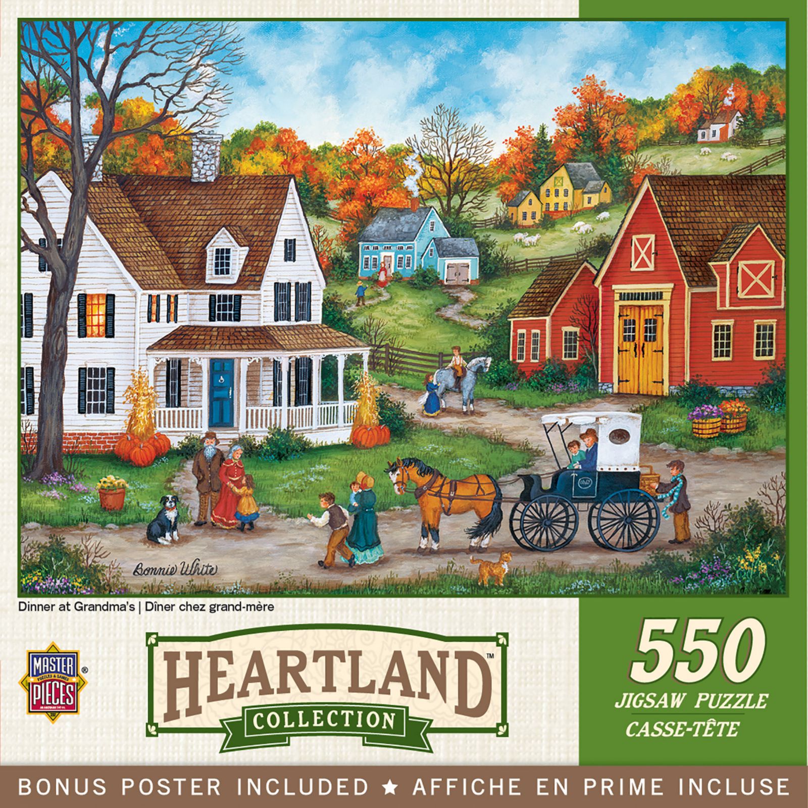 Пазл MasterPieces Heartland - Dinner at Grandmas, 550 деталей