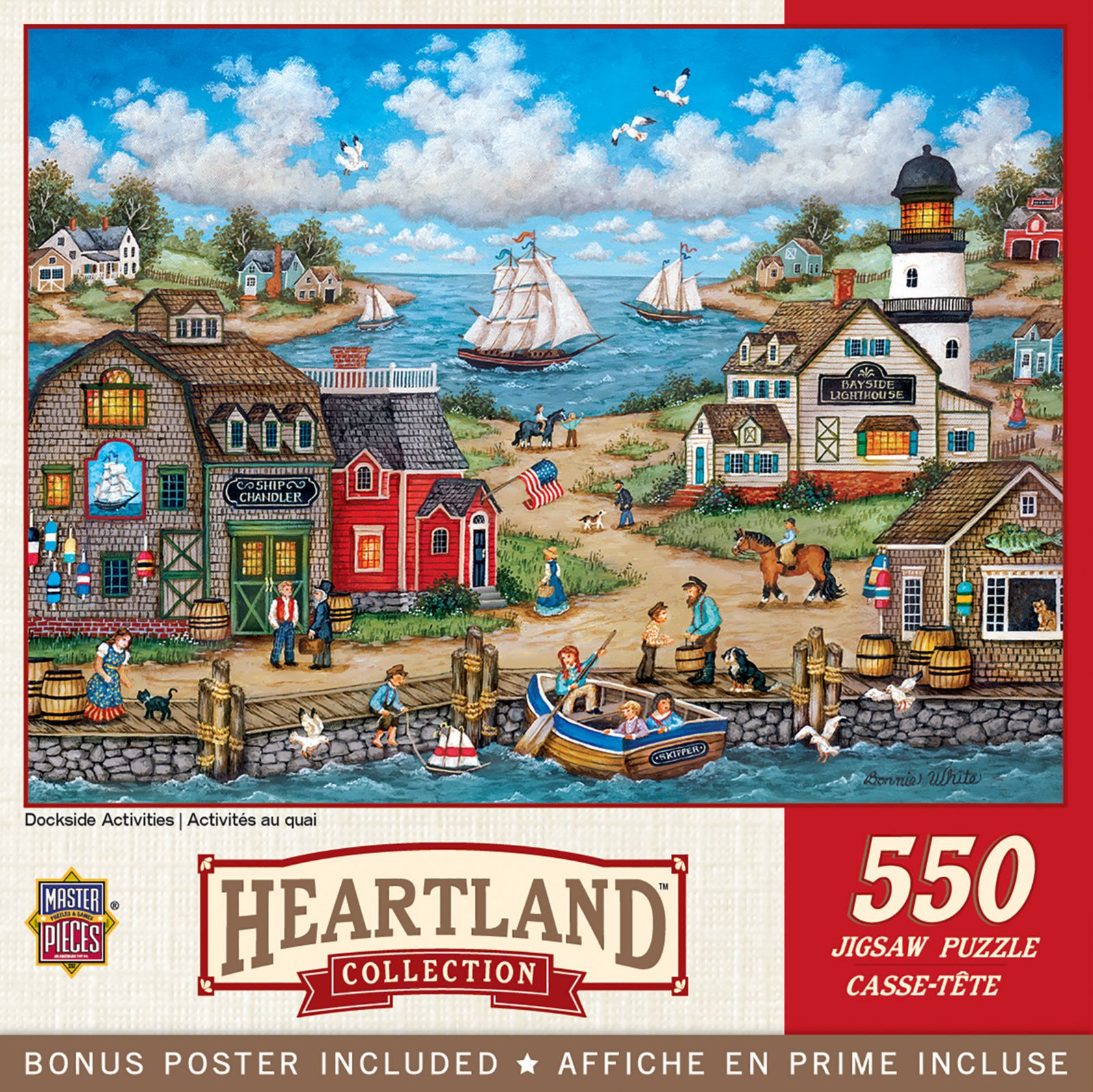 Пазл Masterpieces Heartland - Dockside Activities 550 Piece
