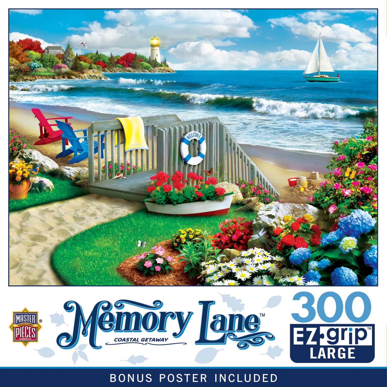 Пазл MasterPieces Memory Lane Coastal Getaway 300 piece