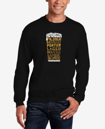 LA Pop Art Мужской свитшот с принтом Styles of Beer