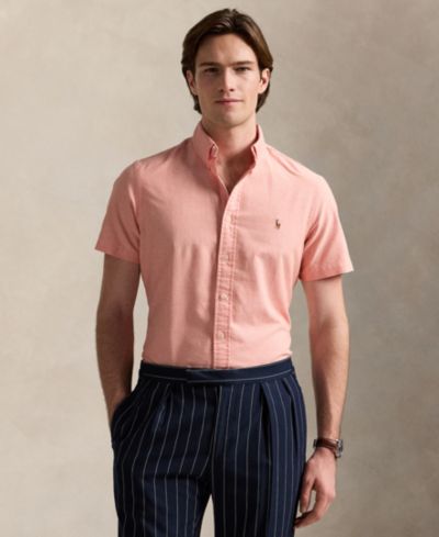 Polo Ralph Lauren Мужская рубашка Oxford Classic-Fit Short-Sleeve
