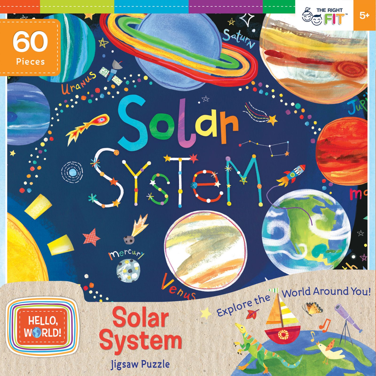 MasterPieces Puzzles Пазл Hello, World! - Solar System 60 Piece