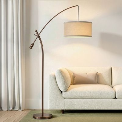 Grayson 84" LED Arc Floor Lamp with Adjustable Arm