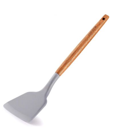 Лопатка силиконовая Zulay Kitchen Premium Wooden Handled Flexible