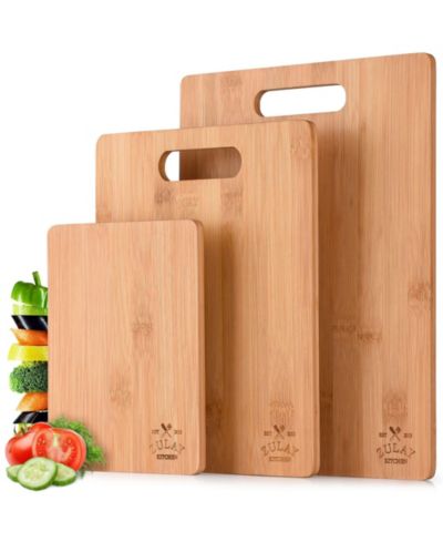 Zulay Kitchen Набор разделочных досок из бамбука 3 шт