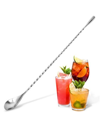 Коктейльная ложка Zulay Kitchen Premium 12 Inch Stainless Steel