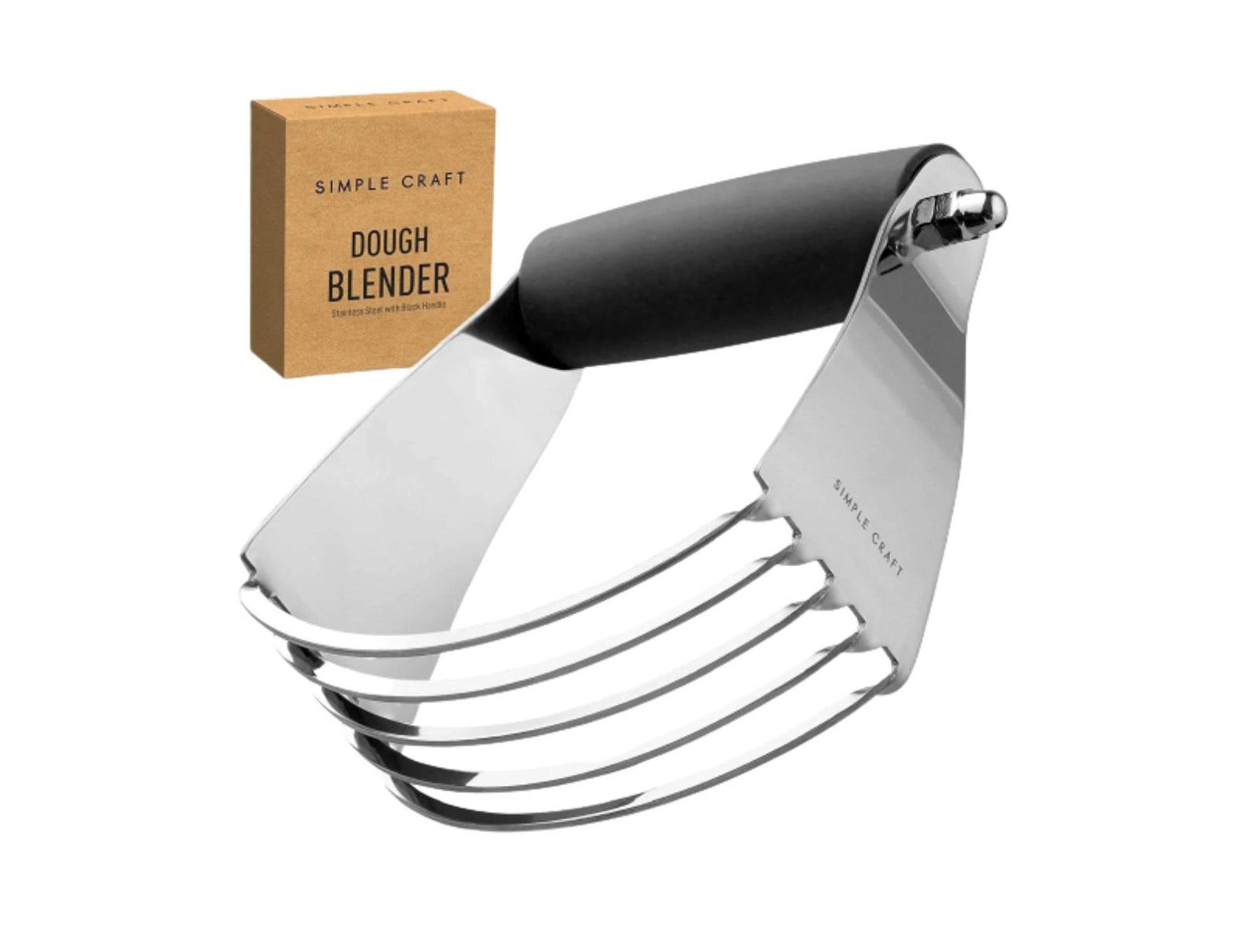 Stainless Steel Pastry Dough Cutter with Comfortable Grip Handle