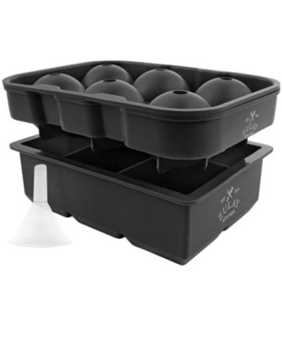 Zulay Kitchen Silicone Ice Cube Tray Set of 2 with Lids