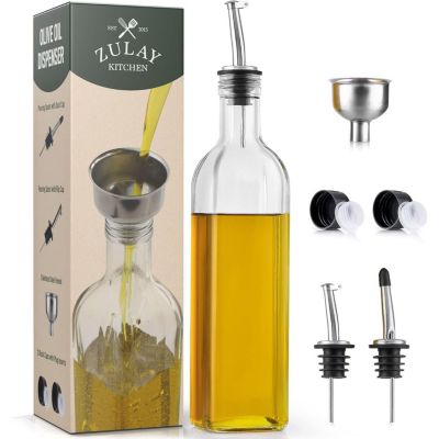 Диспенсер для бутылок Zulay Kitchen 1 Pack с дозаторами и воронкой