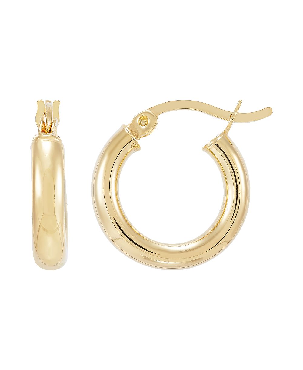 Серьги-кольца Giani Bernini Polished Tube, 15mm