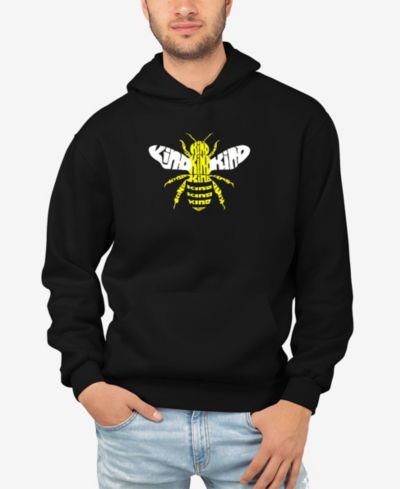 Мужской худи LA Pop Art Bee Kind Word Art
