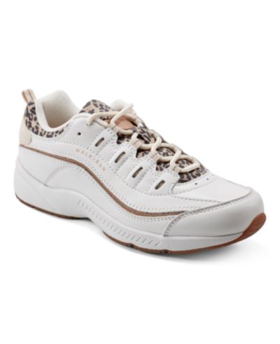 Leopard/White Leather