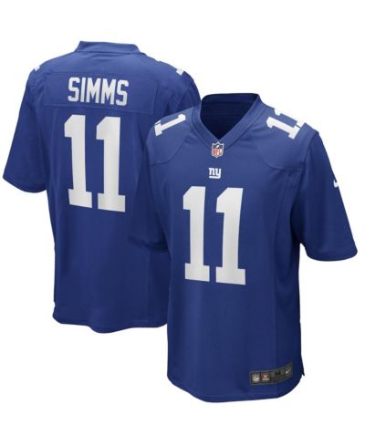 Мужская джерси Nike Phil Simms Royal New York Giants Game Retired Player