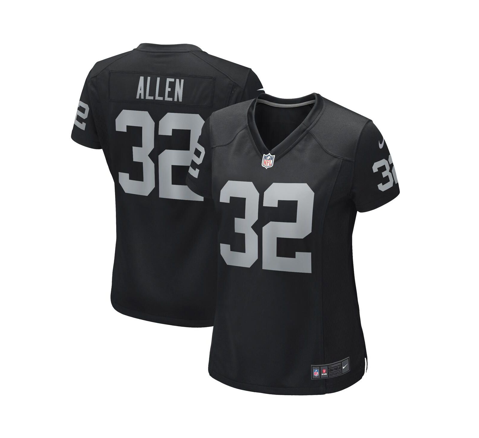 Nike Женская черная джерси Las Vegas Raiders Marcus Allen Game Retired Player