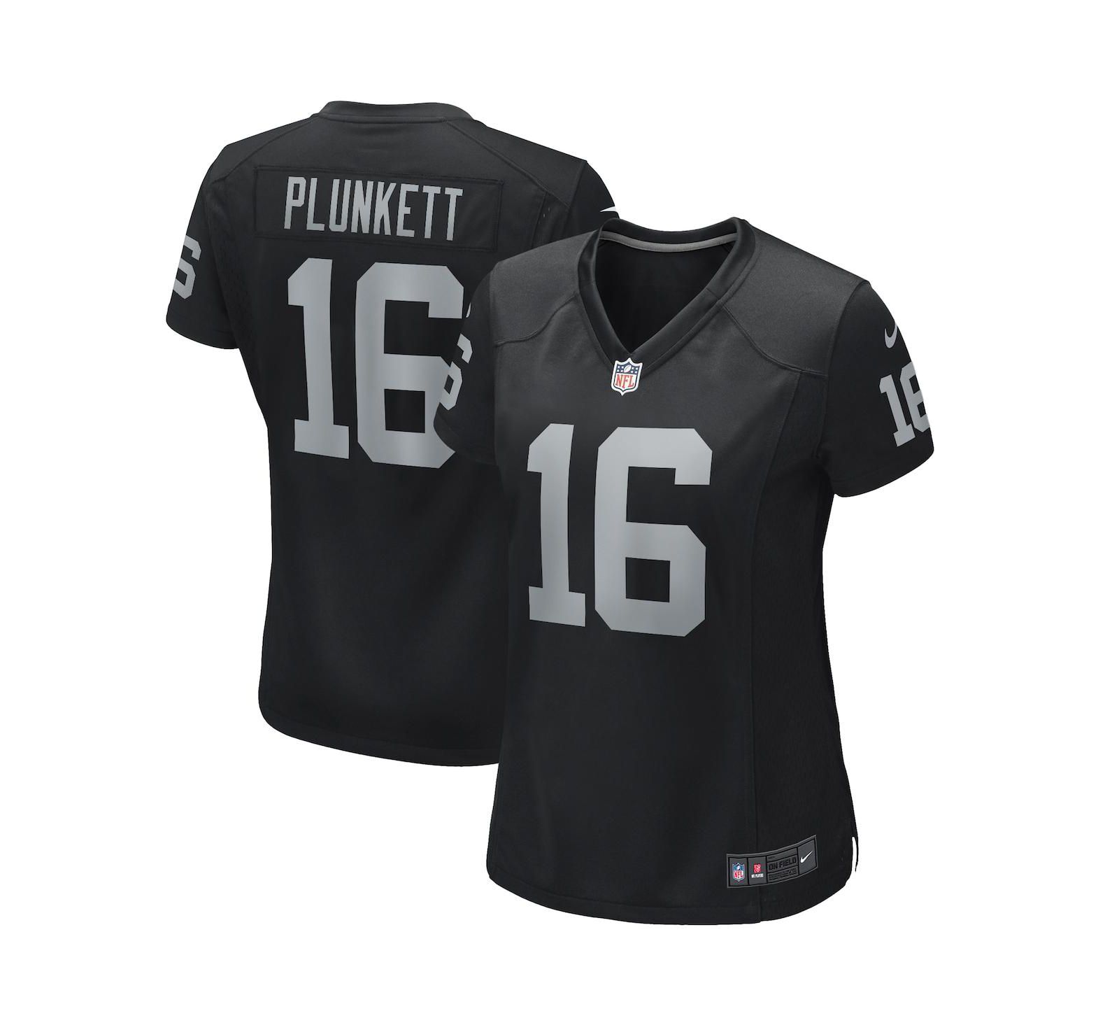 Джерси Nike Jim Plunkett Black Las Vegas Raiders для женщин
