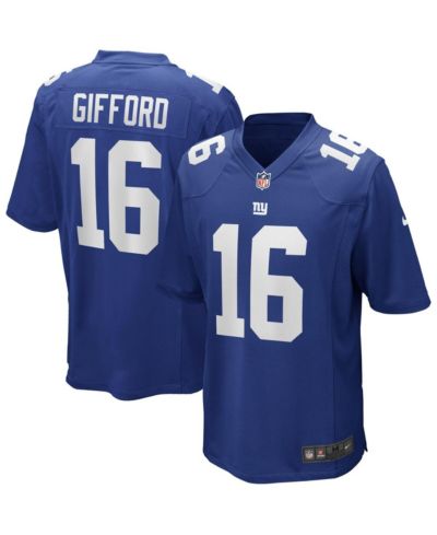 Мужская джерси Nike Frank Gifford Royal New York Giants Game Retired Player