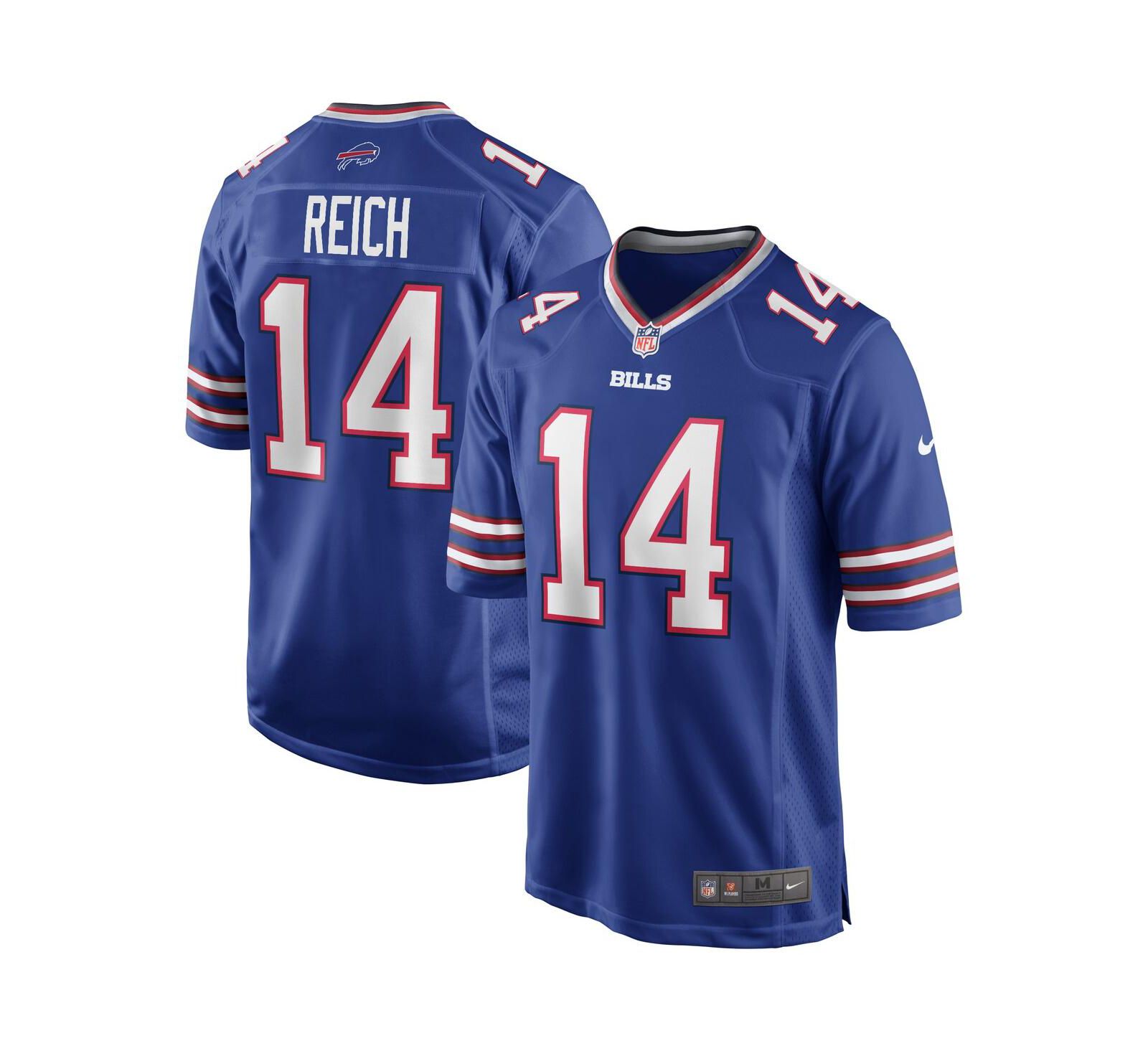 Мужская джерси Nike Frank Reich Royal Buffalo Bills Game Retired Player