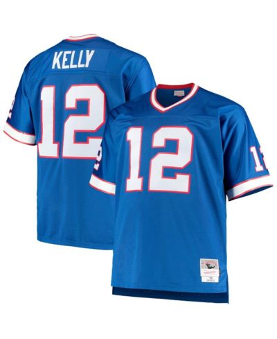 Мужская джерси Mitchell & Ness Jim Kelly Royal Buffalo Bills 1990 Retired Player Replica