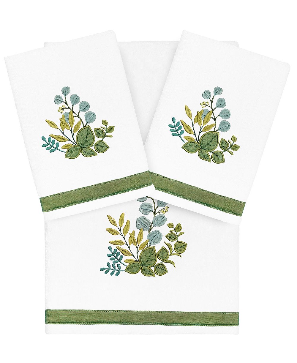 Набор банных полотенец Linum Home Turkish Cotton Botanica, 3 шт.