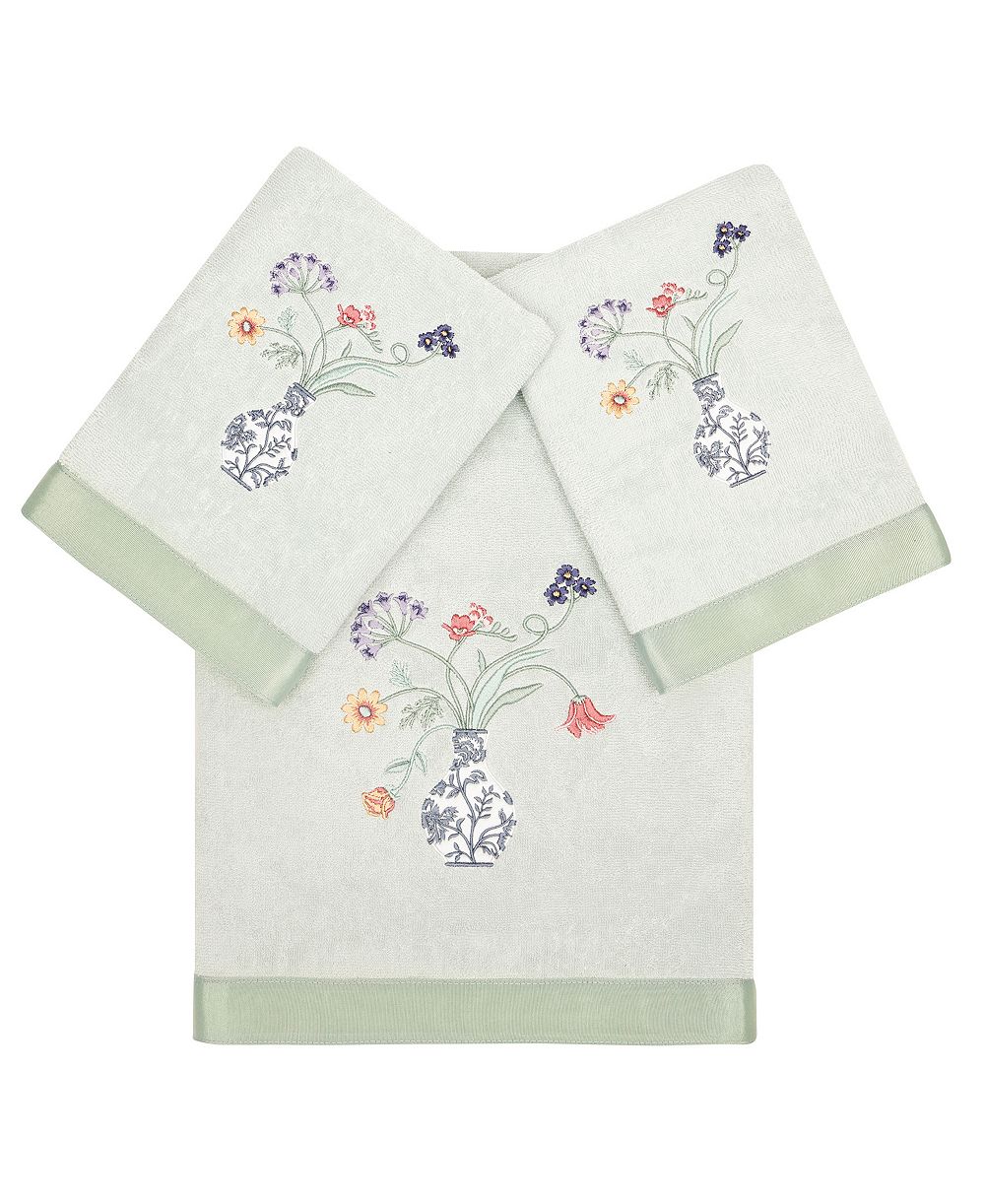 Набор банных полотенец Linum Home Turkish Cotton Stella Embellished, 3 шт.