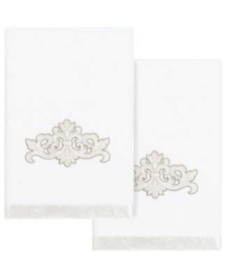 Linum Home Turkish Cotton May Embellished 2-Pc. Bath Towel Set