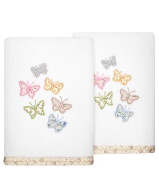 Linum Home Набор из 2 полотенец для рук из турецкого хлопка