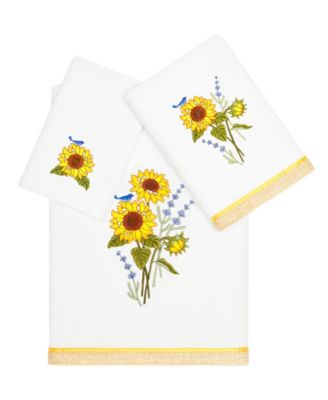 Комплект из 3 полотенец для ванной Linum Home Turkish Cotton Girasol