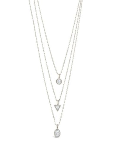 Sterling Forever Julie Layered Necklace