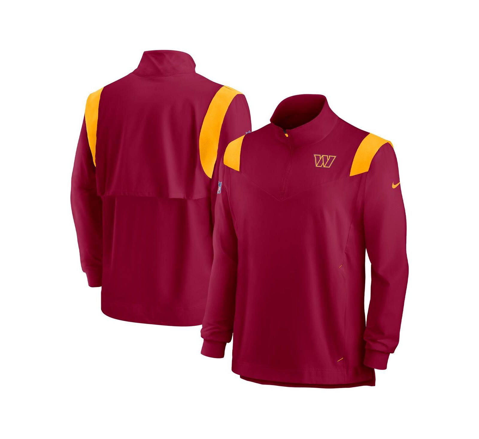 Мужской свитшот Nike Burgundy Washington Commanders Sideline Coach