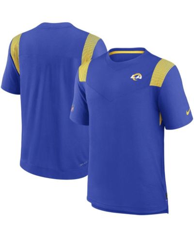 Мужская футболка Nike Royal Los Angeles Rams Sideline Tonal Logo Performance Player