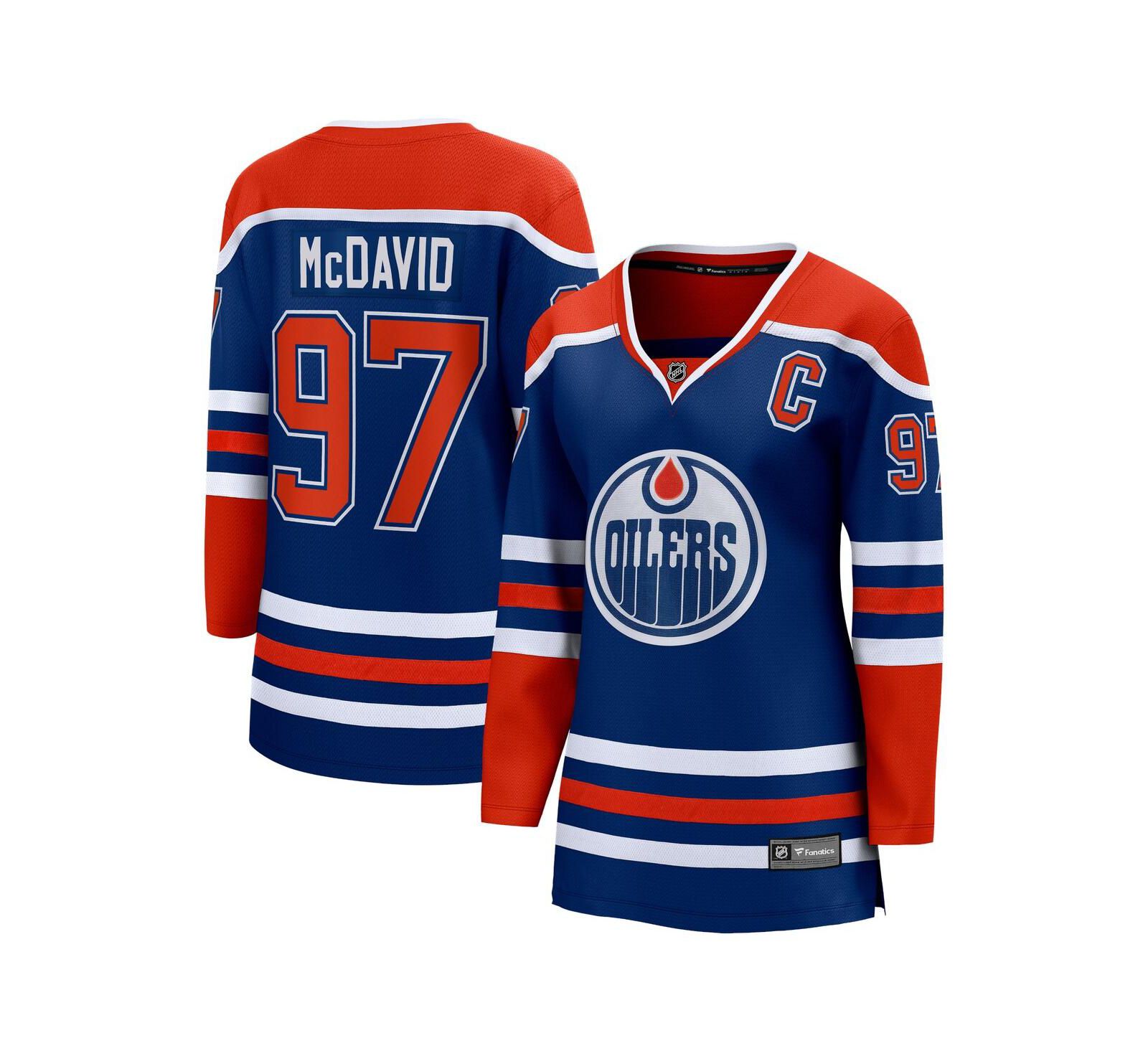 Fanatics Женская джерси Connor McDavid Edmonton Oilers Premier Breakaway