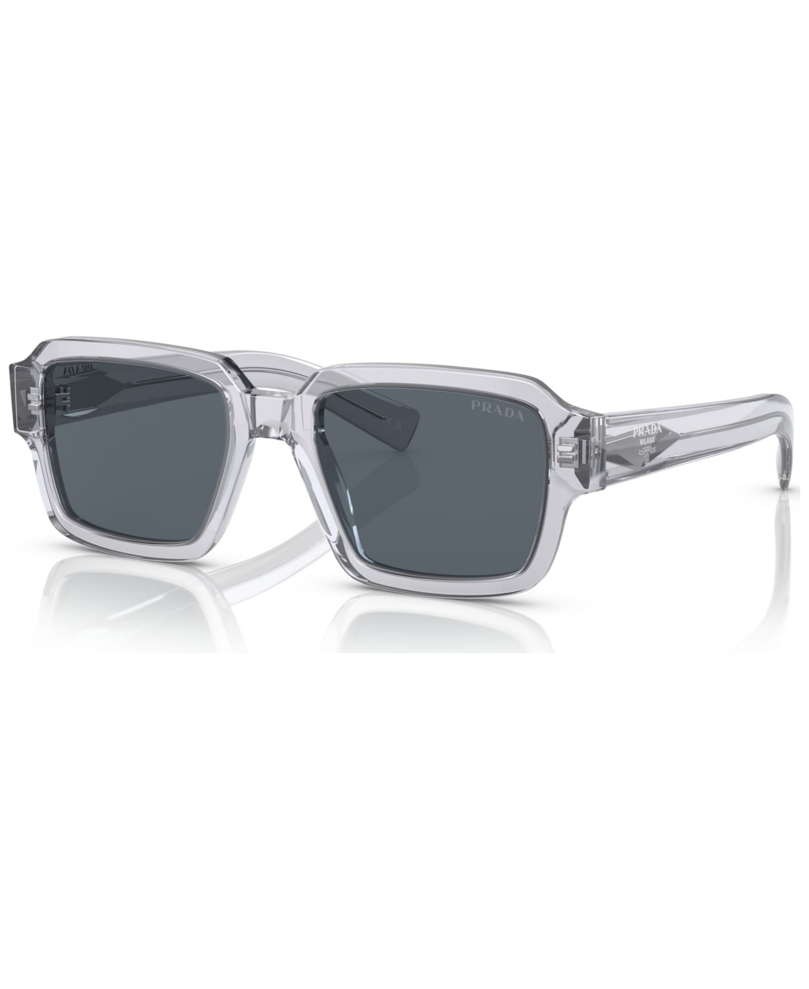 Prada Мужские прямоугольные солнцезащитные очки PR 02ZS