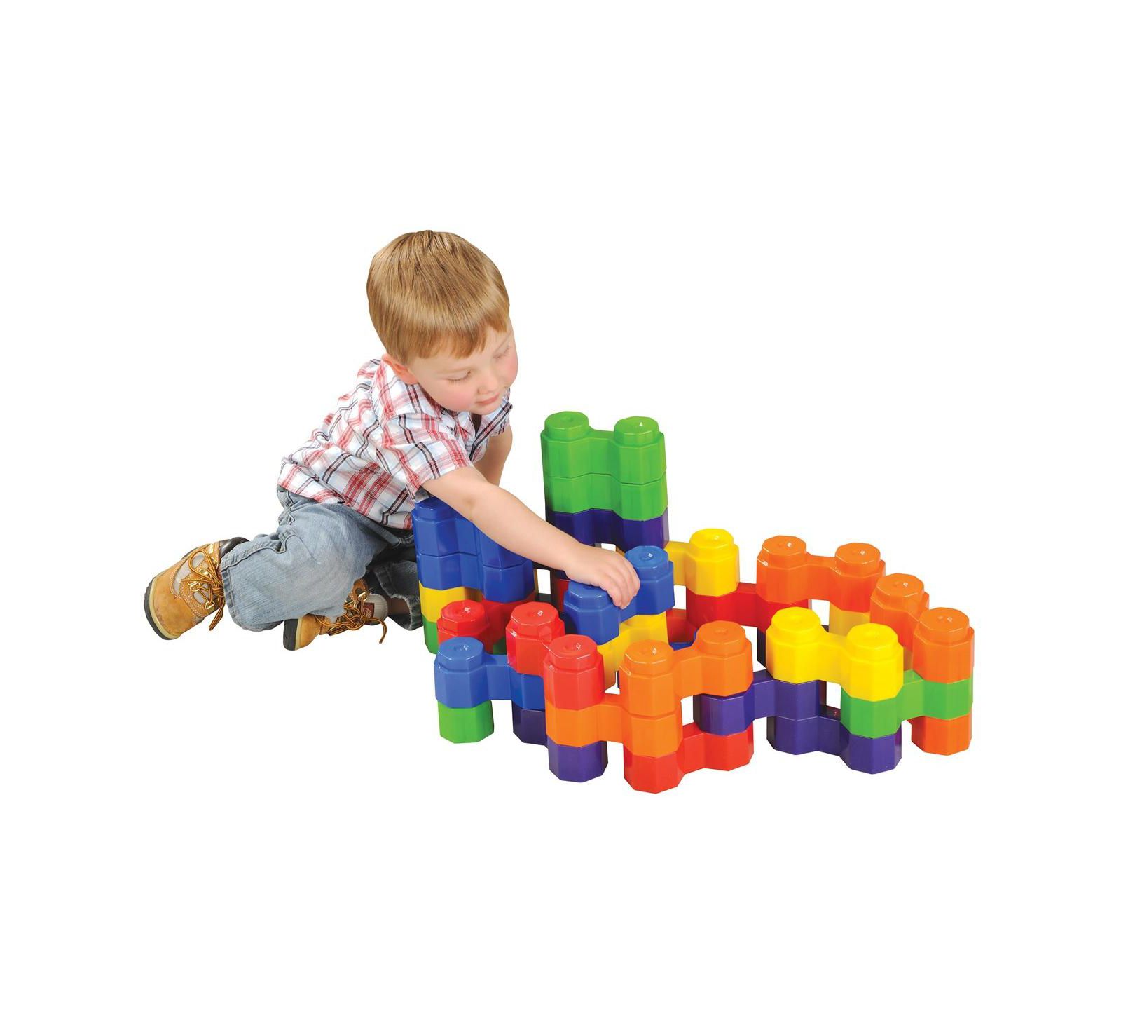 Набор строительных блоков Kaplan Early Learning Jumbo Double Octagon, 36 шт.
