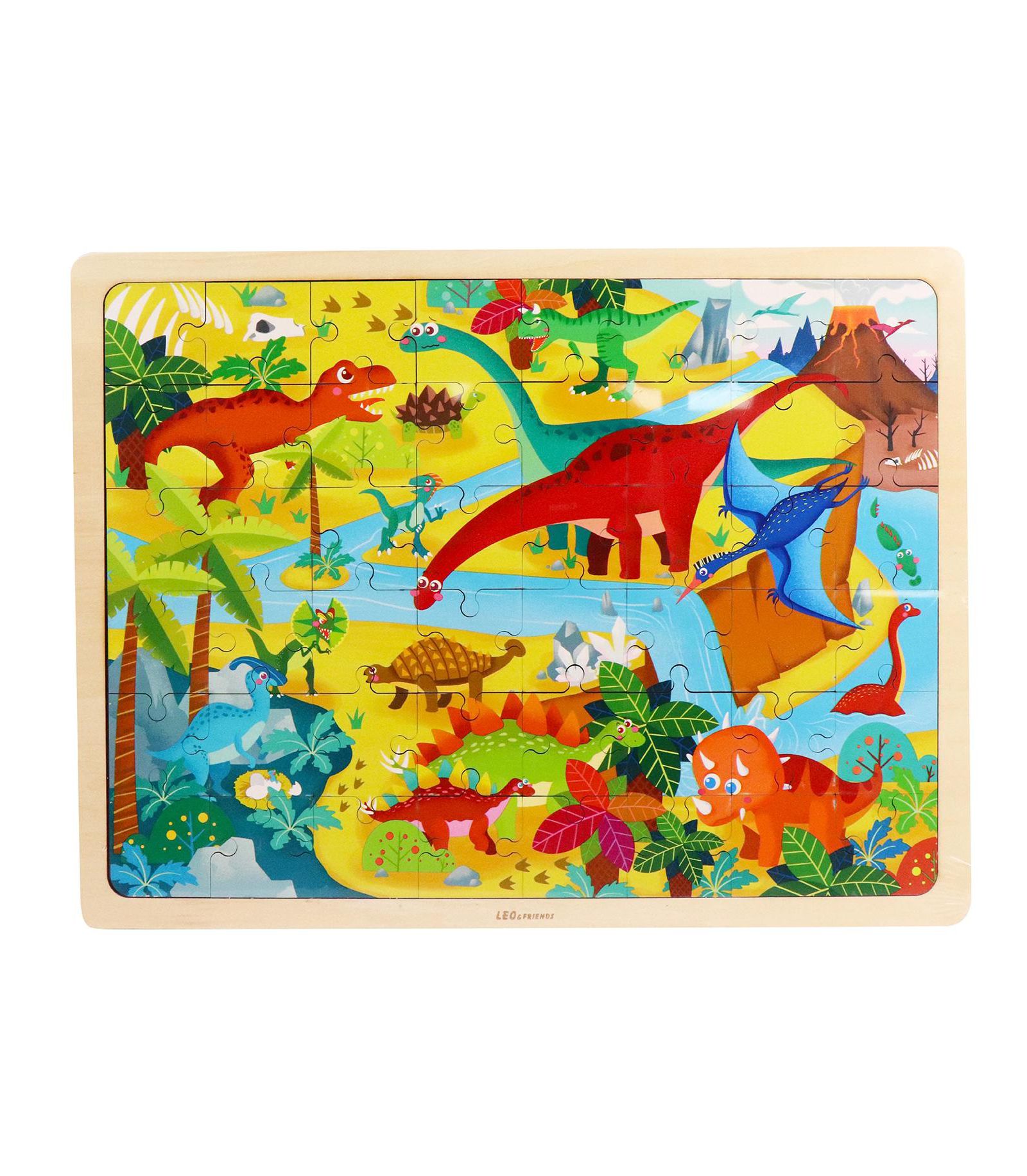 Leo & Friends Dinosaur World Детский пазл