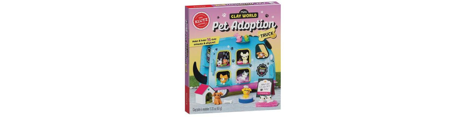 Набор Mini Clay World Pet Adoption Truck by Klutz