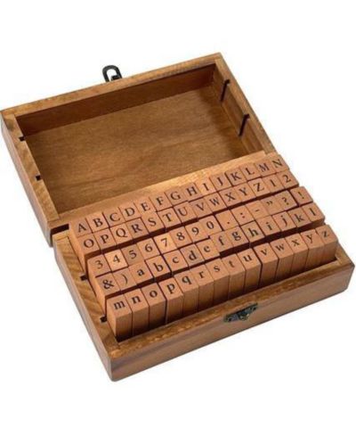 Letterpress Stamp Set by Peter Pauper Press