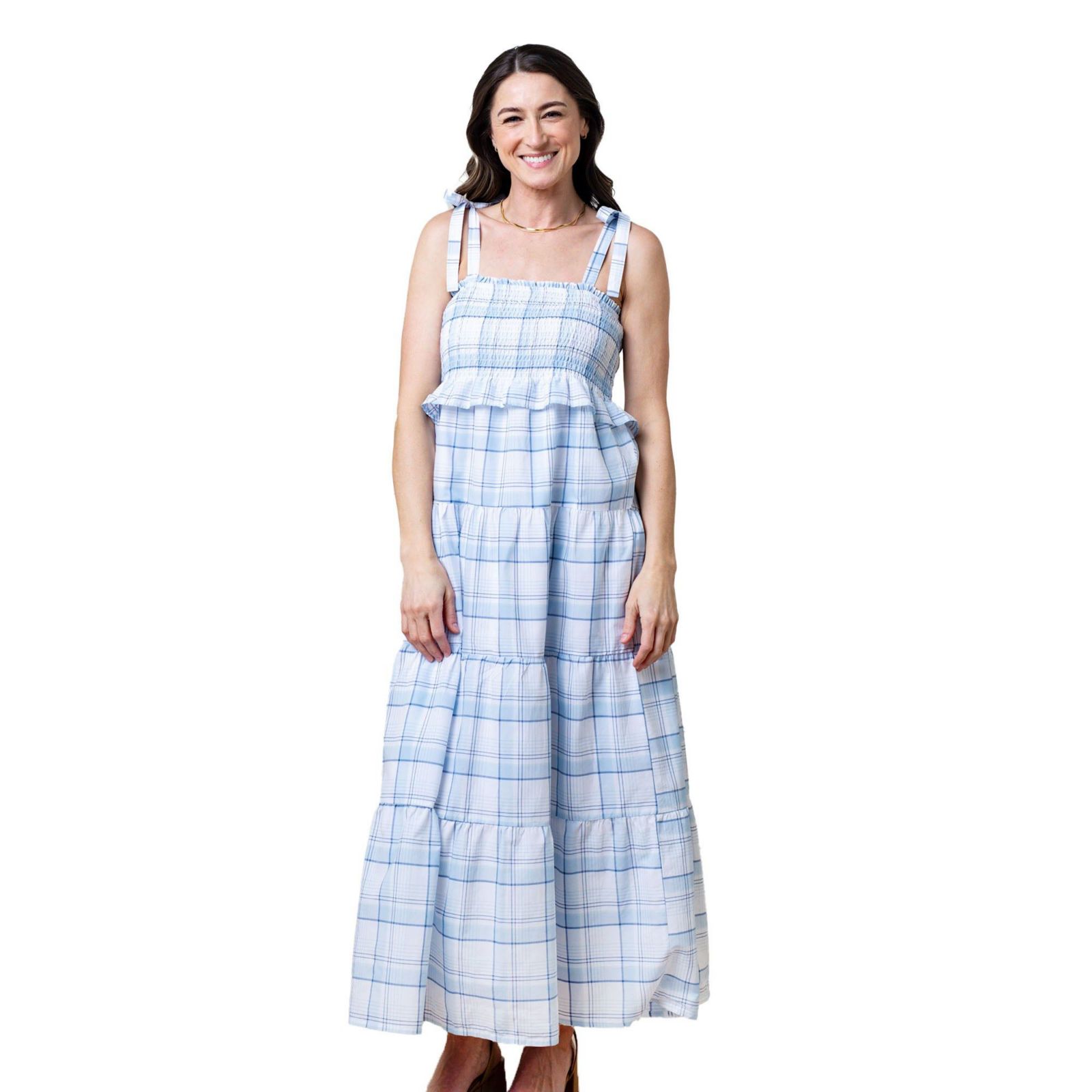 Женское платье Hope & Henry Smocked Tiered