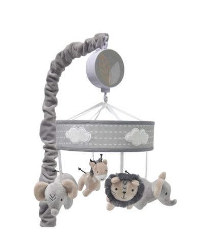 Lambs & Ivy Baby Jungle Safari Musical Spinning Crib Mobile