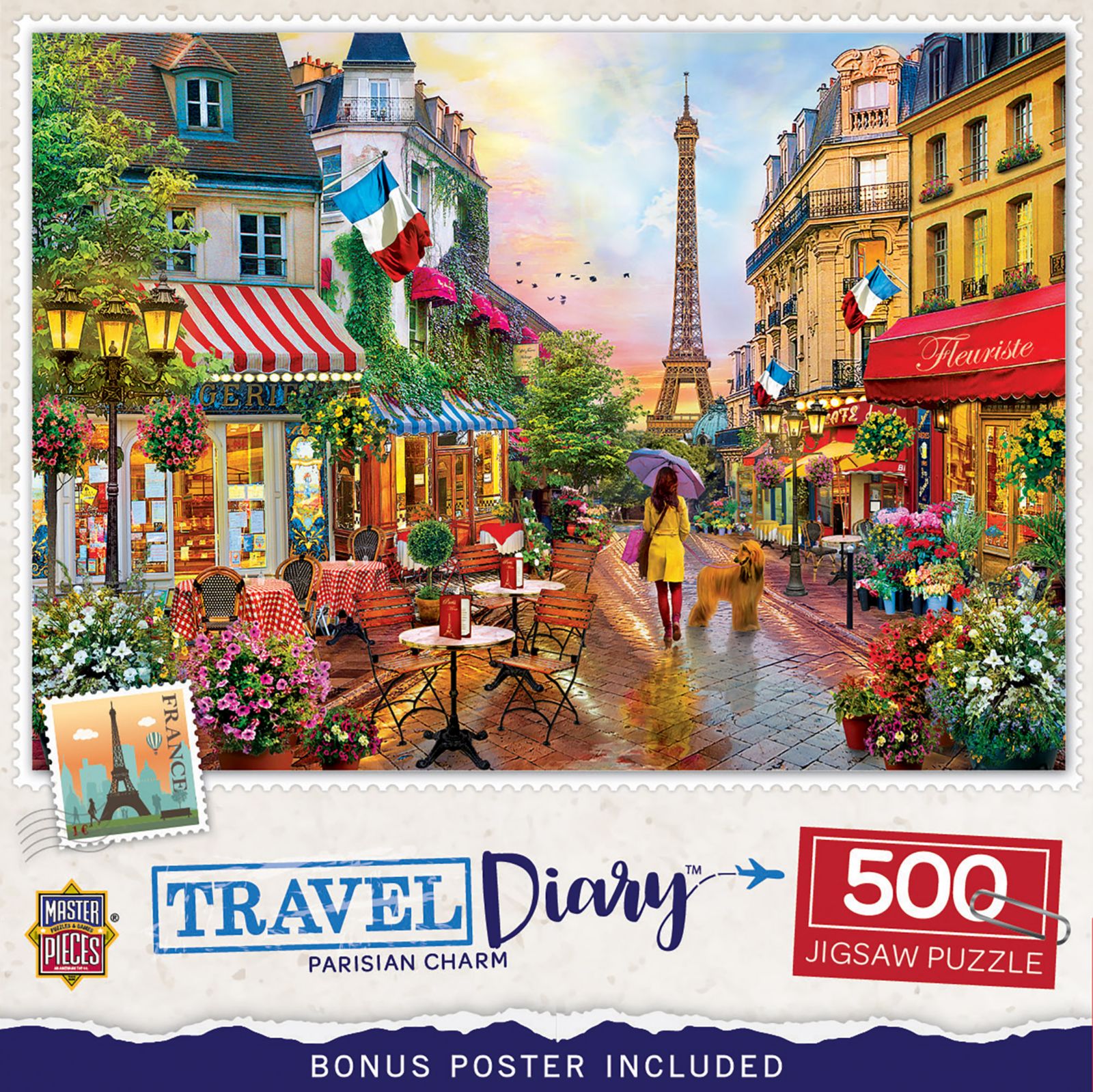 Travel Diary Parisian Charm пазл из 500 деталей